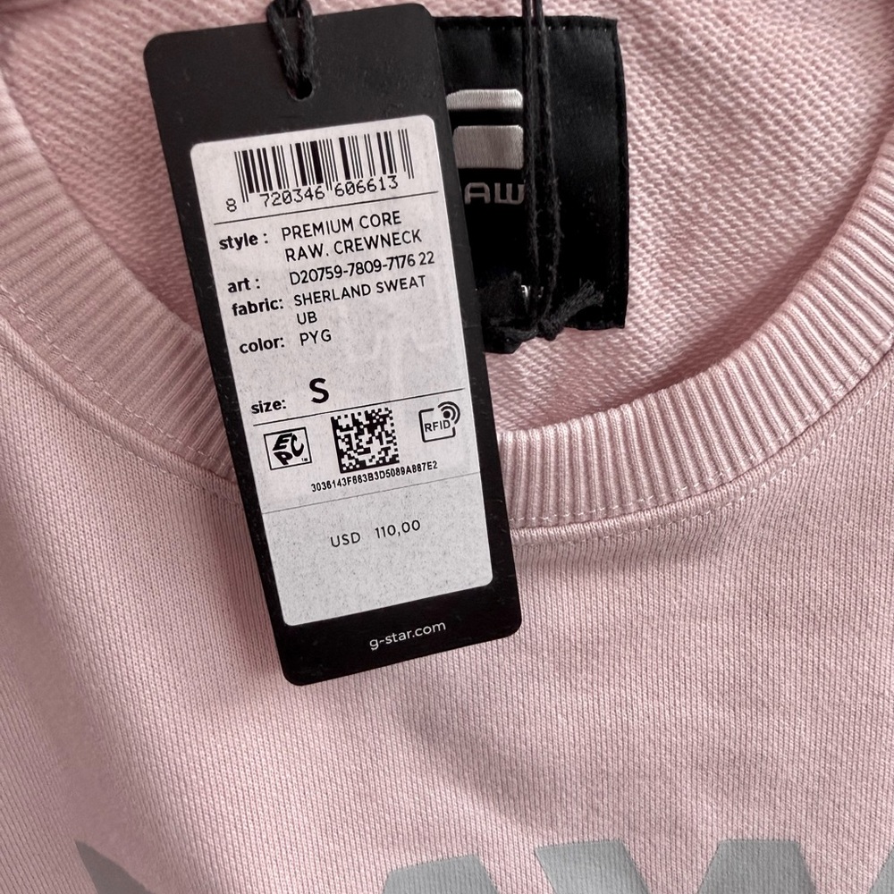 G-Star‎ Premium Core Pink Crew Neck Sweater - Picture 6 of 6